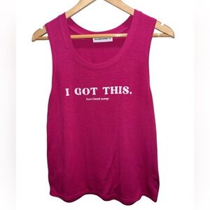 Burn Boot Camp “I Got This” Pink Workout Tank Top Women’s XS Athletic Gym
